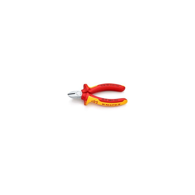 KNIPEX Zijsnijtang voor elektromechanica verchroomd met