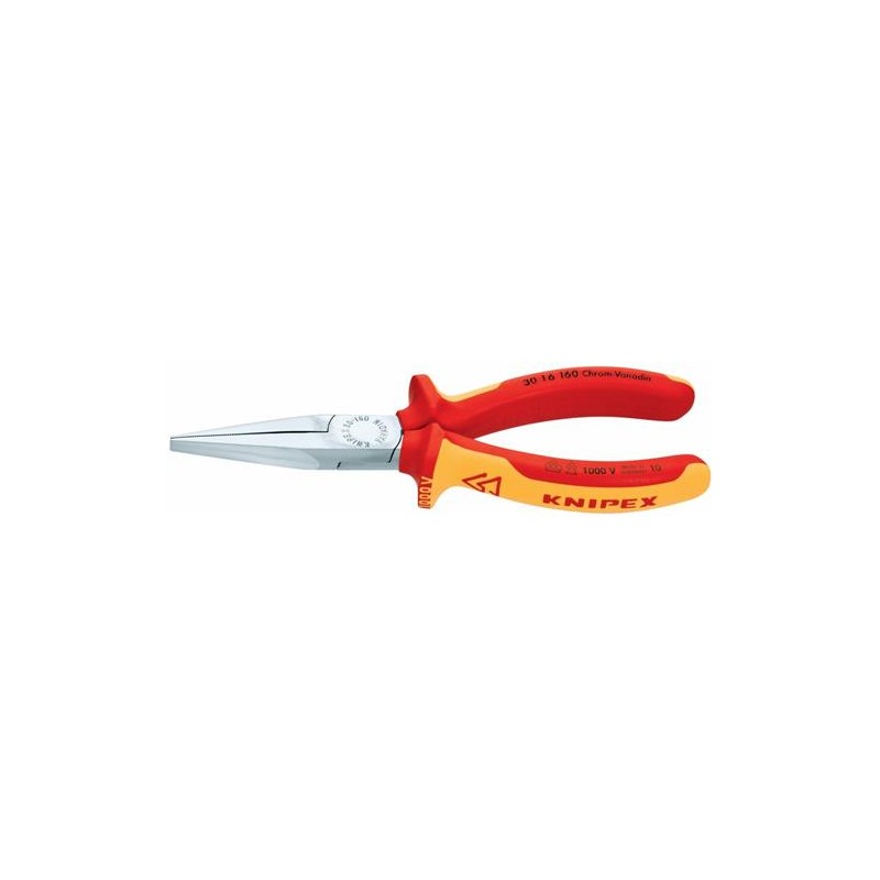 Knipex Langbektang Verchroomd Met Meercomponentengrepen 190 Mm - 30 15 190