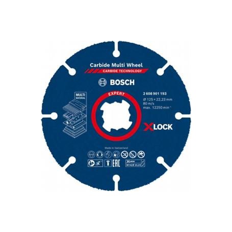 Bosch X-Lock Carbide Multi Wheel 125mm