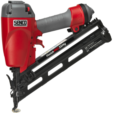 De FinishPro35BL is een afwerkspijkermachine met een 34° schuin magazijn